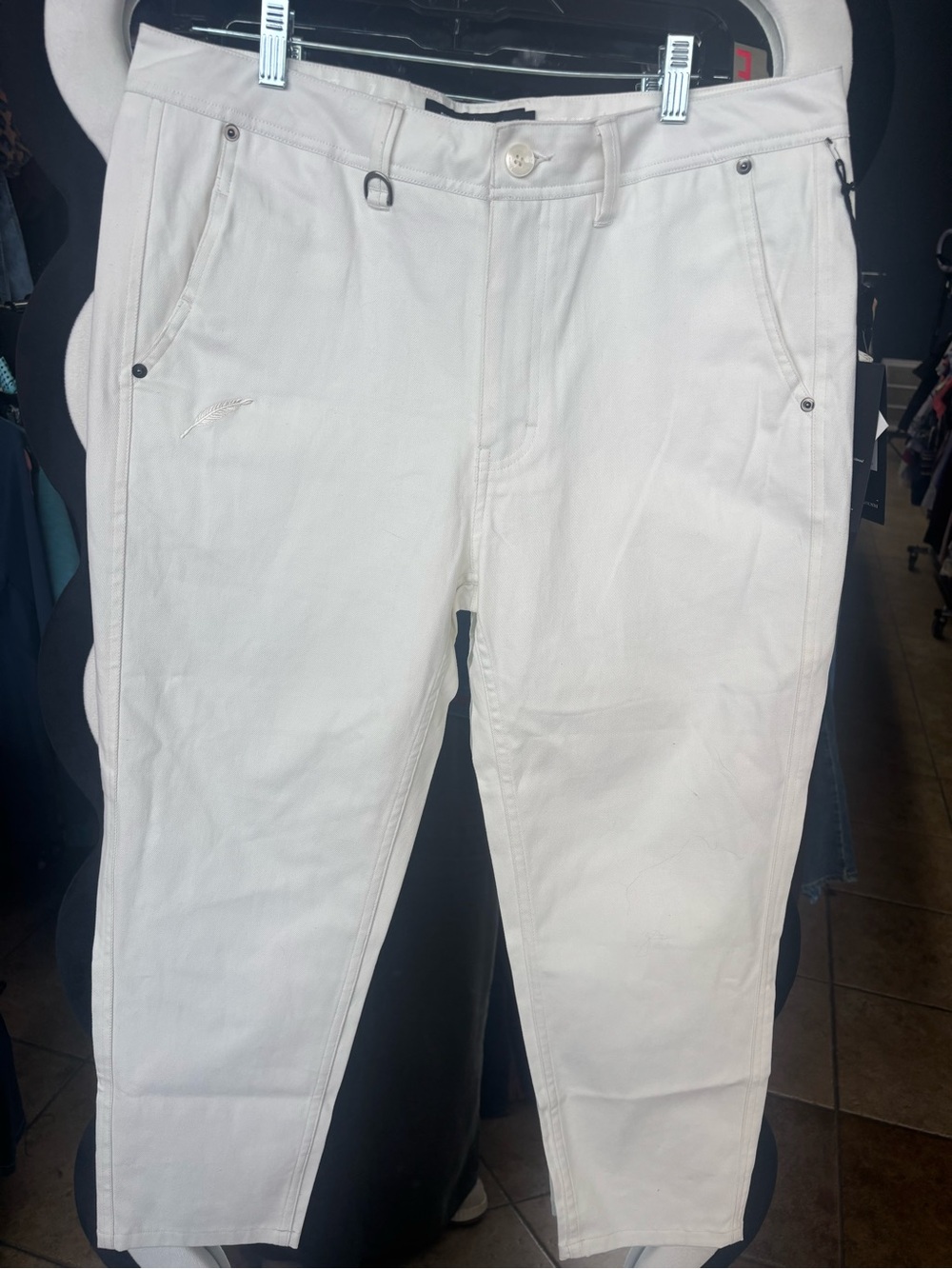Publish Men's White Pants - Casual Chino Style